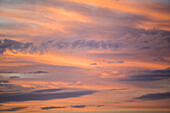 Big Skies with color from sunset