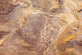 Dry arid landscape from central South Australia. Aerial images over the Painted Desert, Dry Creek Beds, and scrub bushland