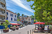 Alley in Thonon les Bains, Haute-Savoie department, Auvergne-Rhone-Alpes, France