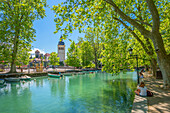 Canal du Vassé, Annecy, Haute-Savoie department, Auvergne-Rhone-Alpes, France