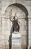 Statue of Athena goddess Capitol Hill Rome Italy