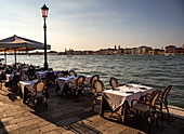 View of Venice from Giudecca island Italy