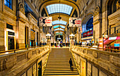 Main hall of the Stazione Centrale in Milan, Milano, Lombardy, Italy