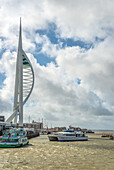 Spinnaker Tower in Portsmouth Harbour, Hampshire, England