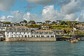 Das Idle Rocks Hotel am Hafen von St. Mawes, Cornwall, England, UK