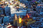 View of Guanajuato, in central Mexico