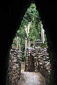 Maya-Ruinen von Becán, Süd- Yucatan, Mexiko
