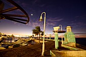 Sonnenuntergang an der Strandpromenade, Campeche, Yucatan, Mexiko