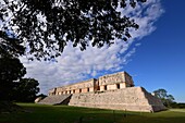 Mayan city of Uxmal on the Ruta Puuc, Yucatan, Mexico