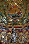 Altarraum der Wallfahrtskirche Notre-Dame-de-la-Garde, Marseille, Bouches-du-Rhone, Provence-Alpes-Cote d'Azur, Frankreich, Marseille, Bouche-du-Rhone, Provence-Alpes-Cote d'Azur, Frankreich