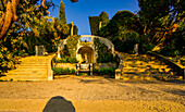 Florentinischer Garten im Park der Villa Ephrussi de Rothschild, Saint-Jean-Cap-Ferrat, Frankreich