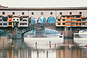 Ponte Vecchio, Florenz, Toskana, Italien, Europa