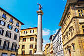 Piazza Santa Trinita, Florenz, Toskana, Italien, Europa