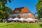 Gasthaus Zum Heidemuseum in der Lüneburger Heide, Wilsede, Bispingen, Niedersachsen, Deutschland