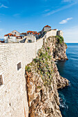 Stadtmauer in Dubrovnik, Kroatien