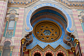 Jerusalemsynagoge, Davidstern, Prag, Tschechien