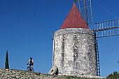 Moulin de Daudet, Fontvieille, Bouche-du-Rhone, Provence-Alpes-Cote d'Azur; Frankreich