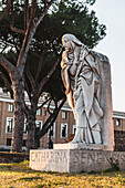 Monumento de Santa Caterina in Piazza Pia, Rome, Lazio, Italy, Europe