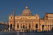 Blick auf den Petersdom, Rom, Latium, Italien, Europa
