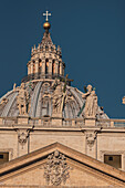Kuppel des Petersdom, Rom, Latium, Italien, Europa