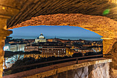 View from Castel Sant&#39;Angelo on St. Peter&#39;s Basilica, UNESCO World Heritage Site, Rome, Lazio, Italy, Europe