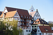 Riedlingen, Mühltörle, Lichtenstein, Pfarrkirche St. Georg  und Rathaus in der Schwäbischen Alb, Baden-Württemberg, Deutschland
