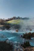 Cascate del Mulino thermal waters, Saturnia, Manciano, Tuscany, Italy, Europe