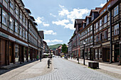 Fachwerkhäuser, historische Altstadt, Wernigerode, Sachsen-Anhalt, Deutschland