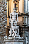Statue von Herkules am Piazza della Signoria, Florenz, Toskana, Italien, Europa