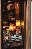 Delikatessen Geschäft, Restaurant in Altstadt, Florenz, Toskana, Italien, Europa