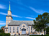 Tromsø Cathedral Protestant church from 1861, which - unusual for the region - was mainly built of wood, Kirkegata 7, 9008 Tromsø, Norway