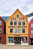 Bryggen House - Alfred Skulstad, Bryggen, Bergen, Norwegen