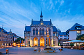 Erfurter Rathaus am Fischmarkt, Erfurt, Thüringen, Deutschland