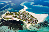 Einheimischeninsel Guraidhoo, Sued Male Atoll, Indischer Ozean, Malediven