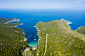 South coast of Vis island, Mediterranean Sea, Croatia