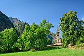 Kirche Saint-Maurice-en-Valgaudemar, Valgaudemar, Nationalpark Ecrins, Dauphine, Provence-Hautes Alpes, Frankreich