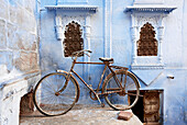 Altes Fahrrad, Jodhpur, Rajasthan, Indien
