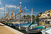 Fishing boats in Sanary Harbour, Sanary sur Mer, Var , south of France