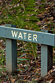 Wasserzeichen, Blue Mountains National Park, NSW, Australien