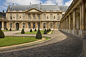 Gebäude des Nationalarchivs, Marais, Paris, Frankreich