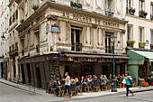 Café-Restaurant Au Rocher du Cancale, Rue Montorgueil, Paris, Frankreich