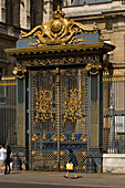 Ornate gate to the Cour du Mai, Palais de Justice and Sainte-Chapelle church, Paris, France