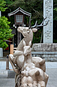 Deer sculpture, Kashima Jingu, Japan