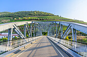 Truss bridge over the Douro River in Pinaho, Portugal