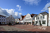 Heider Marktplatz, Heide, Dithmarschen, Nordseeküste, Schleswig Holstein, Deutschland, Europa