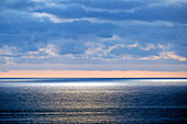 Morning mood at the blue hour in the North Sea, Helgoland, Insel, Schleswig-Holstein, Germany
