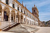 The World Heritage Monastery of Mosteiro de Alcobaca is one of the largest and oldest structures in Portugal, Europe