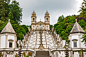 Das römisch-katholisches Heiligtum Bom Jesus do Monte am Stadtrand von Braga, Portugal
