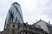 The Gherkin, 30 St Mary Axe, City of London, Financial Centre, London, UK