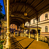 Park Colonnade by Fellner and Helmer (1881) in Karlsbad (Karlovy Vary), Czech Republic